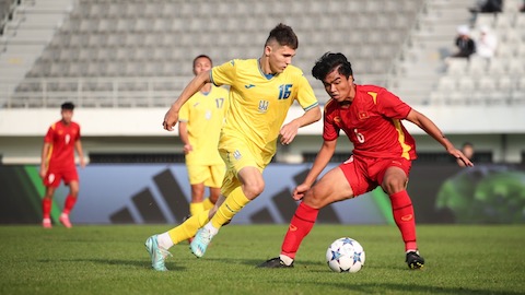 ĐT U18 Việt Nam thua ngược đáng tiếc trước U18 Ukraine